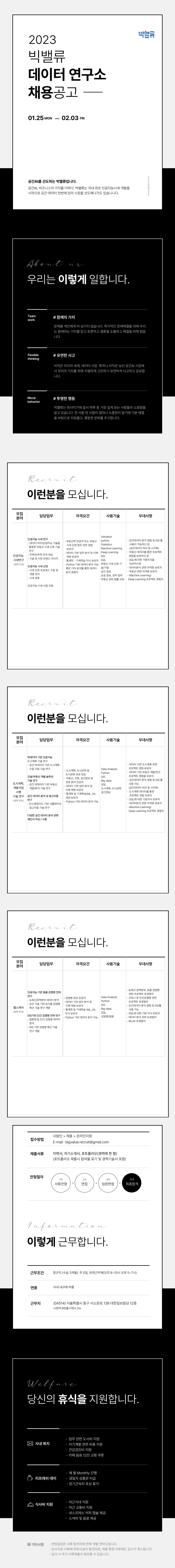 연구팀 채용공고_230125